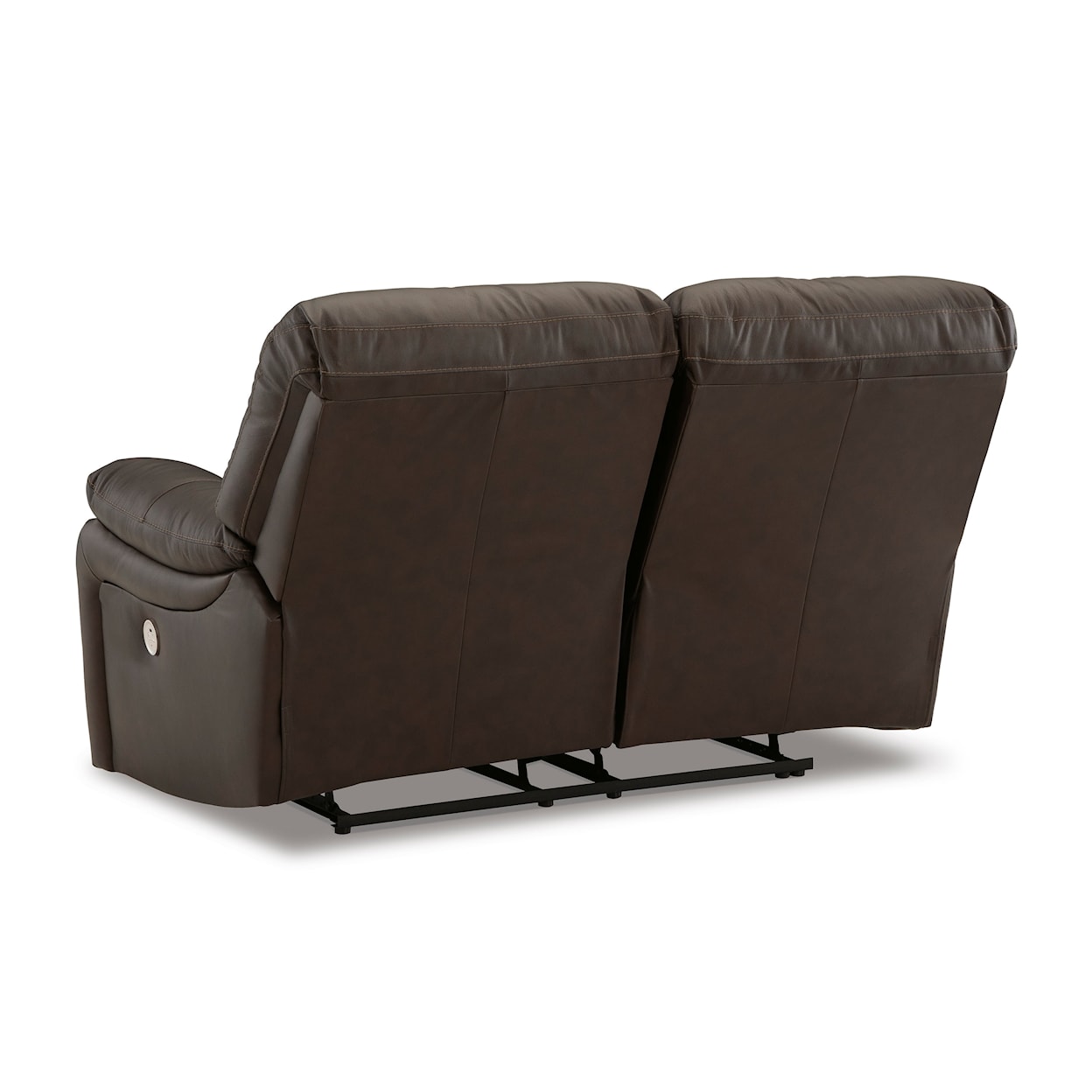 Signature Leroy Leather Power Loveseat