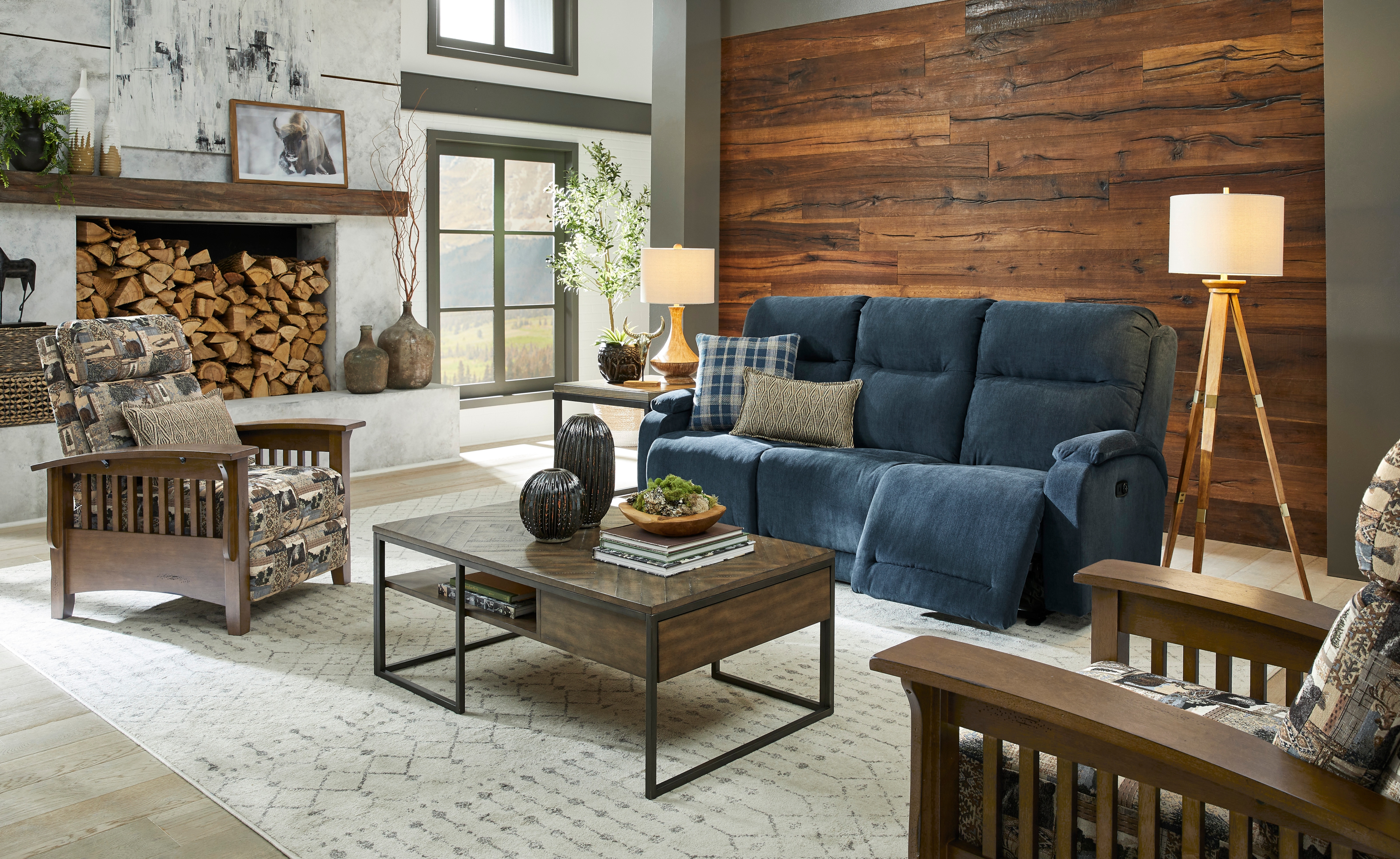 Best Home Furnishings Field & Stream Power Reclining Wall-Safe Sofa