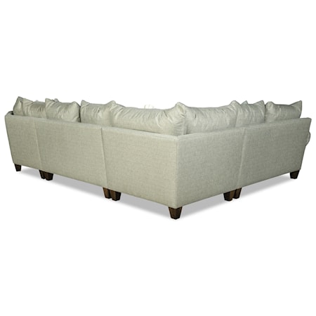 5-Seat Sectional Sofa w/ RAF Cuddler