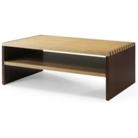Maurice Contemporary Two Tone Cocktail Table