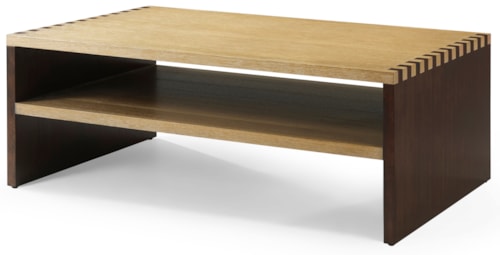 Maurice Contemporary Two Tone Cocktail Table