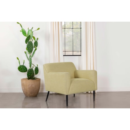 Darlene English Arm Accent Chair Lemon