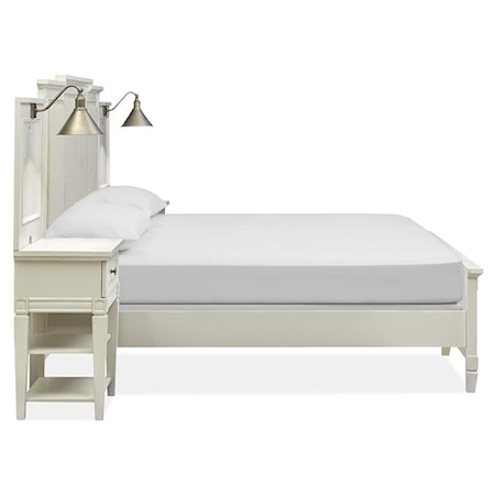 Queen Upholstered Wall Bed