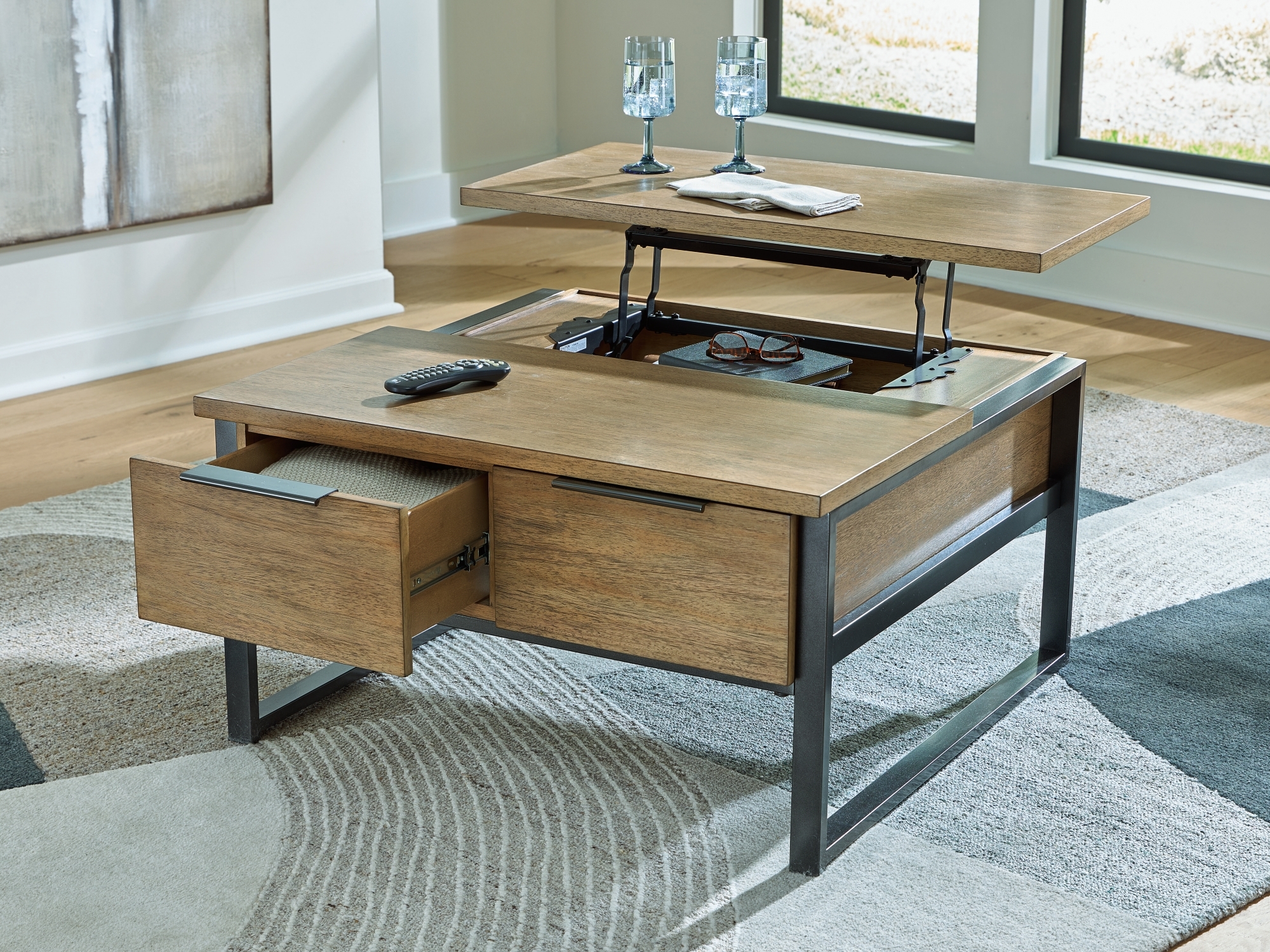 Signature Design by Ashley Montia Lift-Top Coffee Table