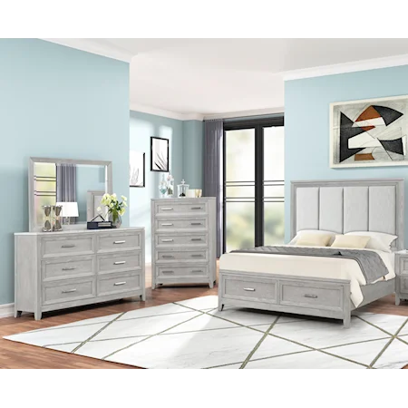 Transitional 4-Piece Bedroom Set