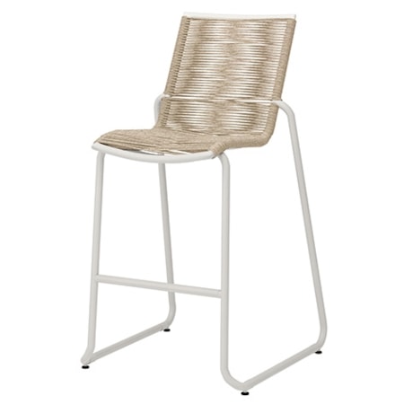Armless Bar Height Stackable Stool