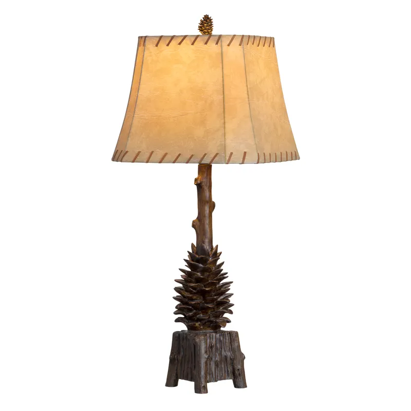 The Standing Pinecone Table Lamp -  Set of 2