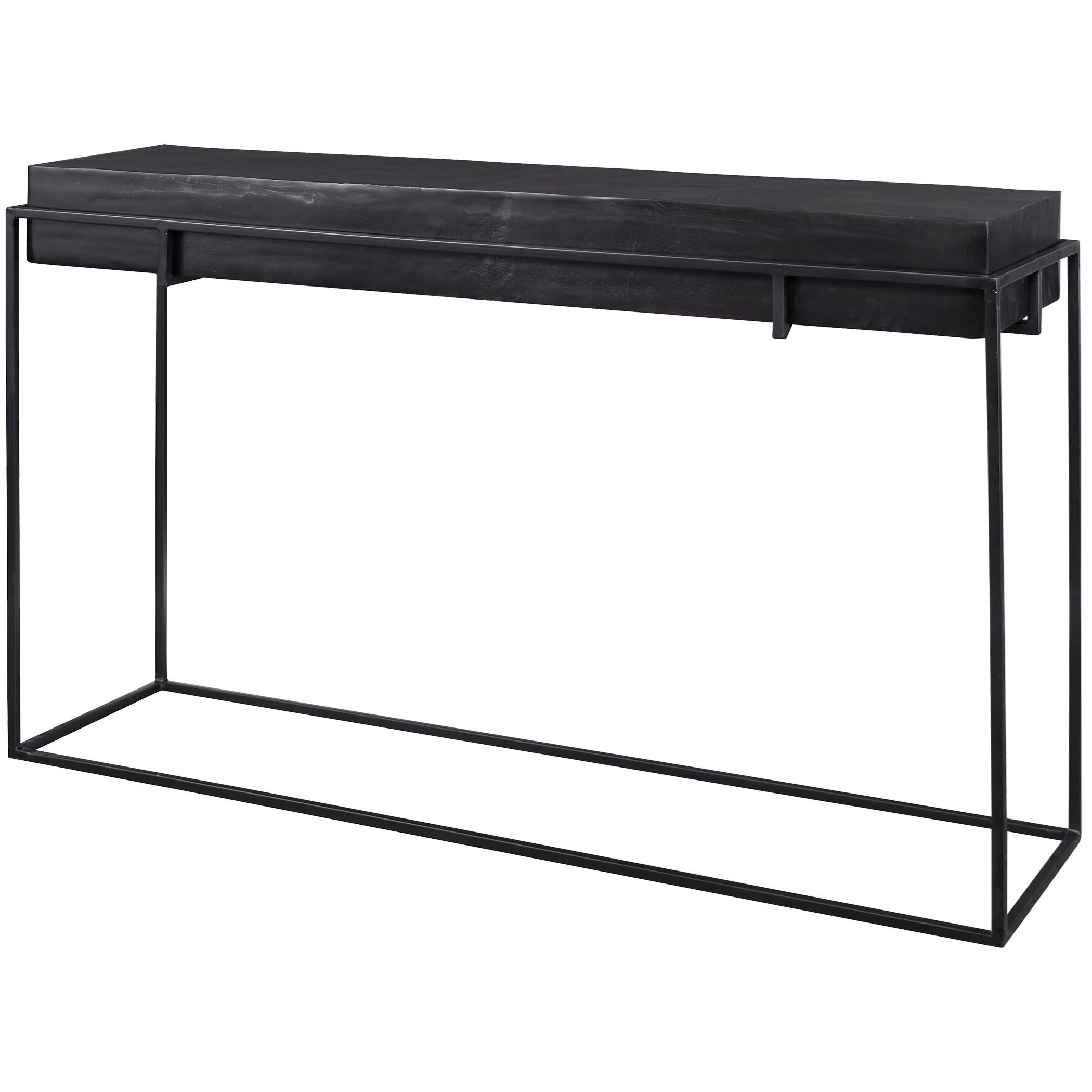 Uttermost Accent Furniture - Occasional Tables Telone Modern Black Console Table