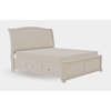 Mavin Kingsport King Upholstered Bed Left Drawerside