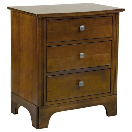 3-Drawer Nightstand