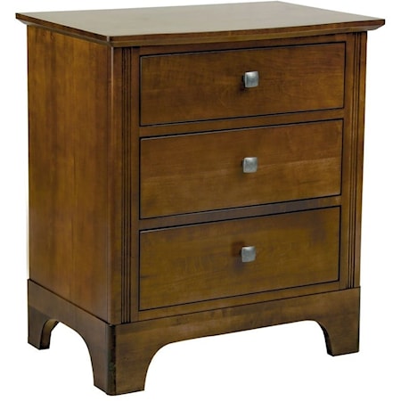 3-Drawer Nightstand