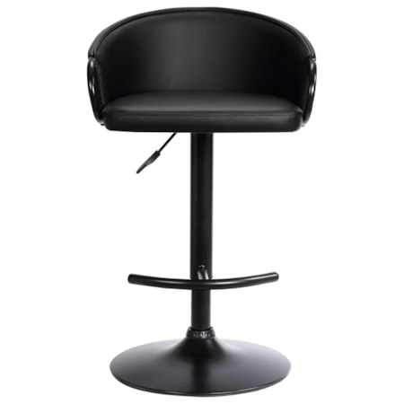 Upholstered Adjustable Bar Stool