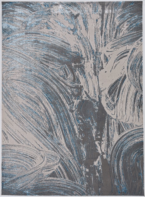 9'10" x 13'2" Silver Rectangle Rug