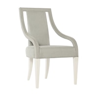 Contemporary Upholstered Arm Chair Set of 2