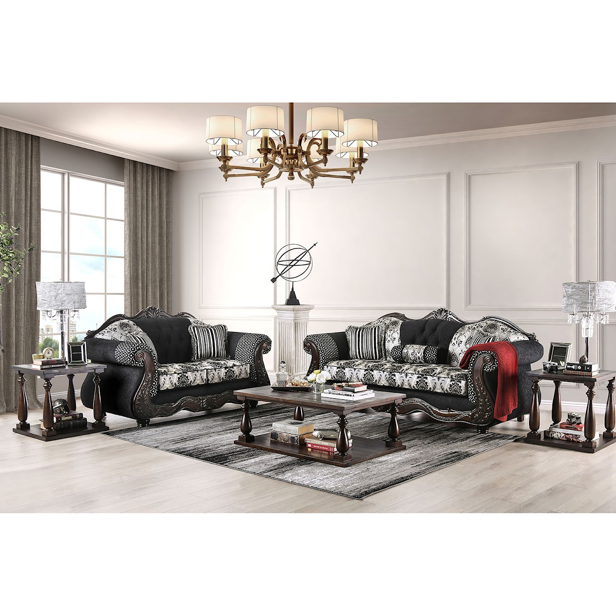 Furniture of America Ronja Living Room Set