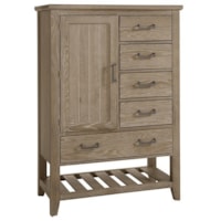 Rustic Door Chest with Soft-Close Drawers