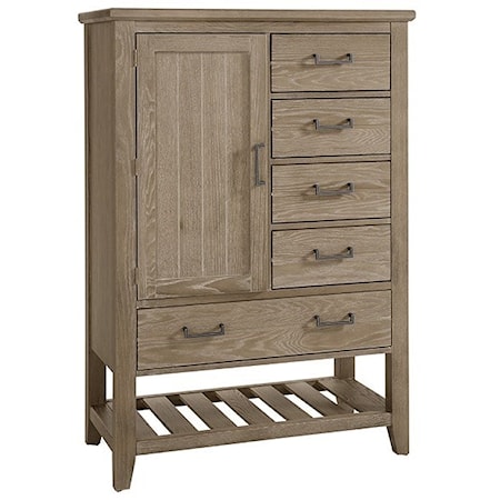 Rustic Door Chest with Soft-Close Drawers
