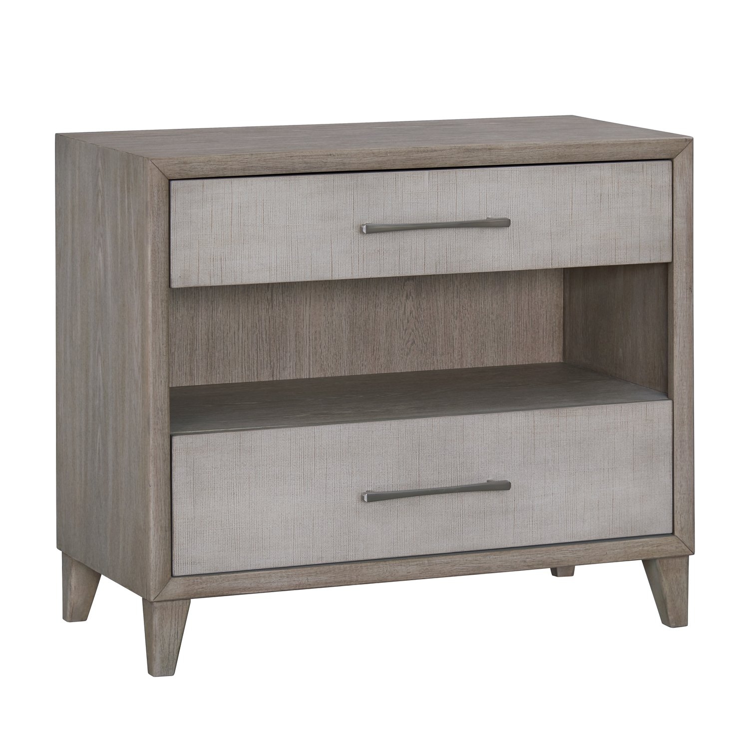 Open Nightstand with USB and USB-C Outlets