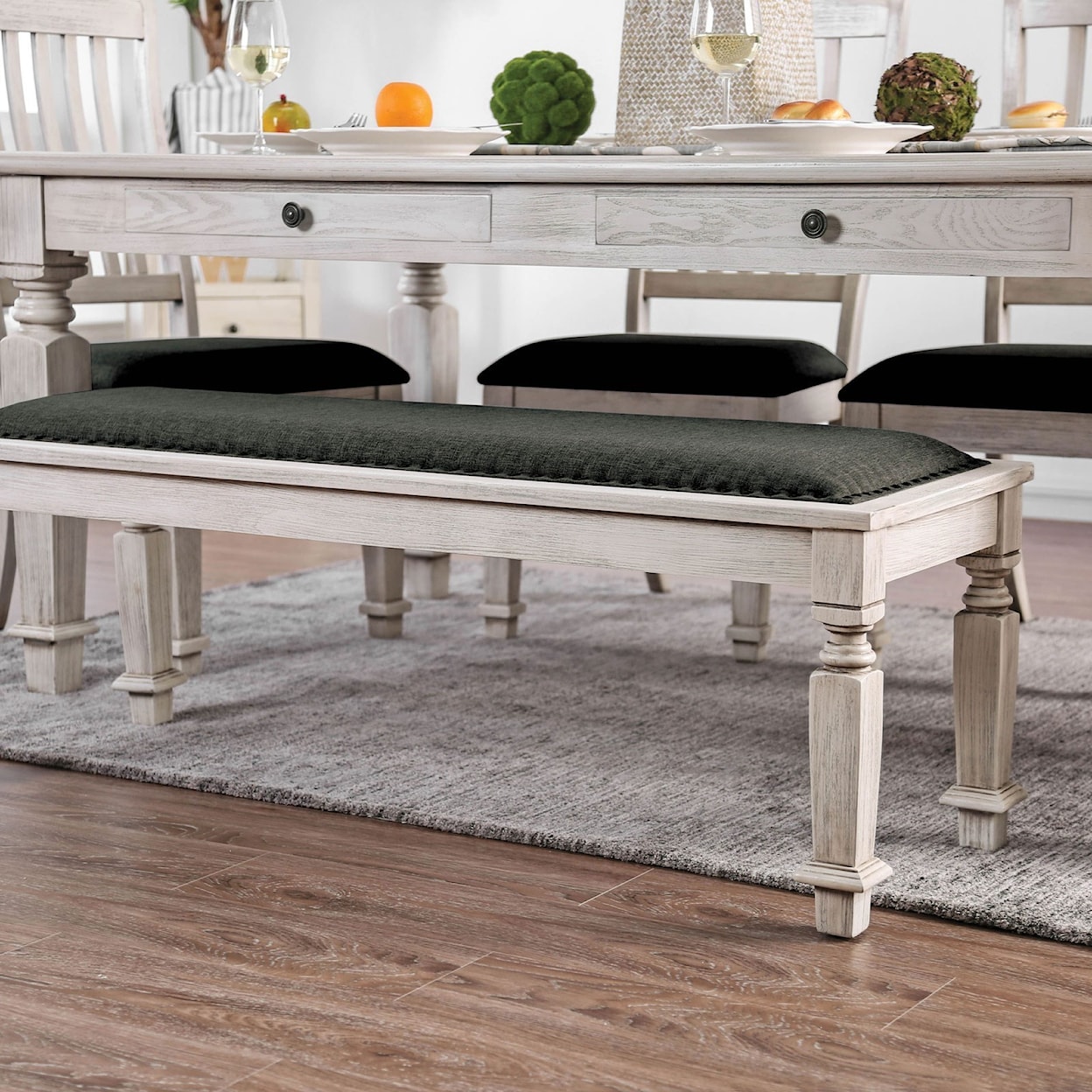 Furniture of America Georgia Dining Bench