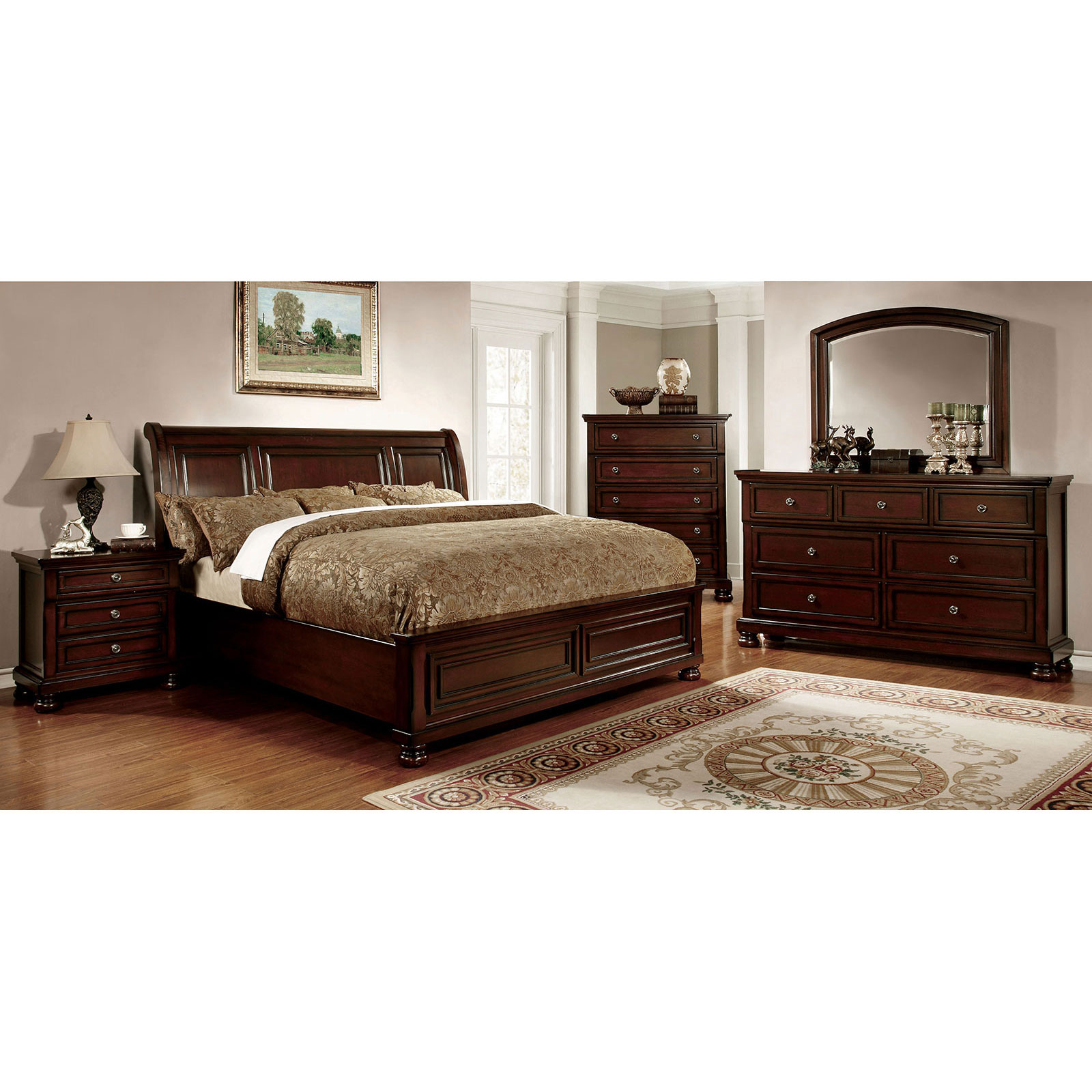 Furniture of America Northville CM7682Q5PC2NS Transitional 5Piece