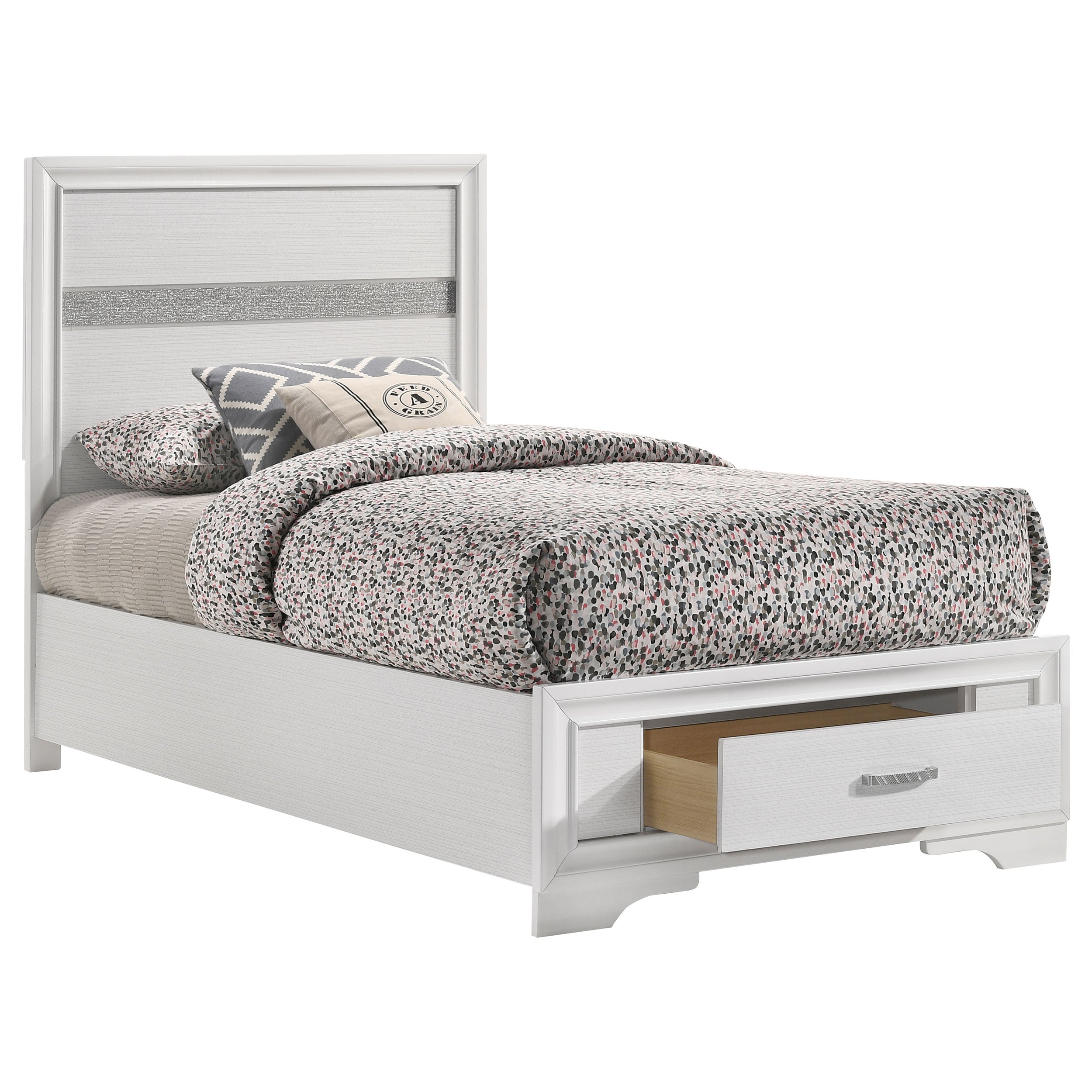 51-inch Storage Panel Bed