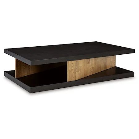 Contemporary Coffee Table with Casters