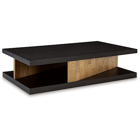 Contemporary Coffee Table with Casters