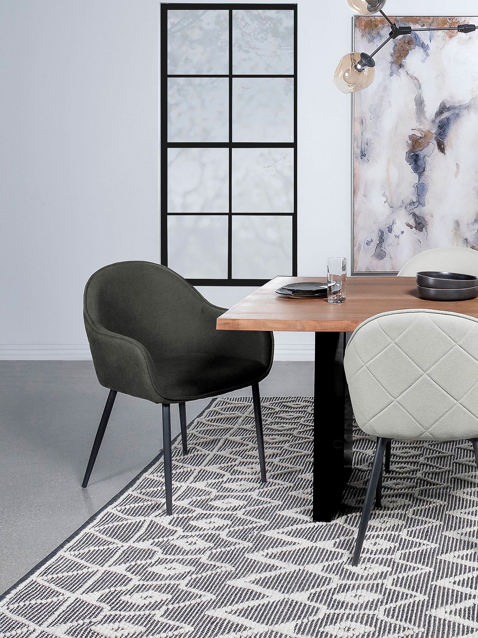 Emma Fabric Dining Arm Chair