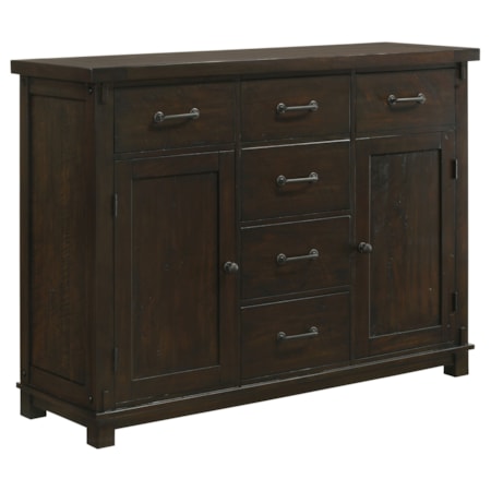 6-drawer Sideboard Buffet Cabinet