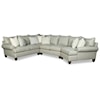 PD Cottage by Craftmaster P781650 5-Seat Sectional Sofa w/ RAF Cuddler