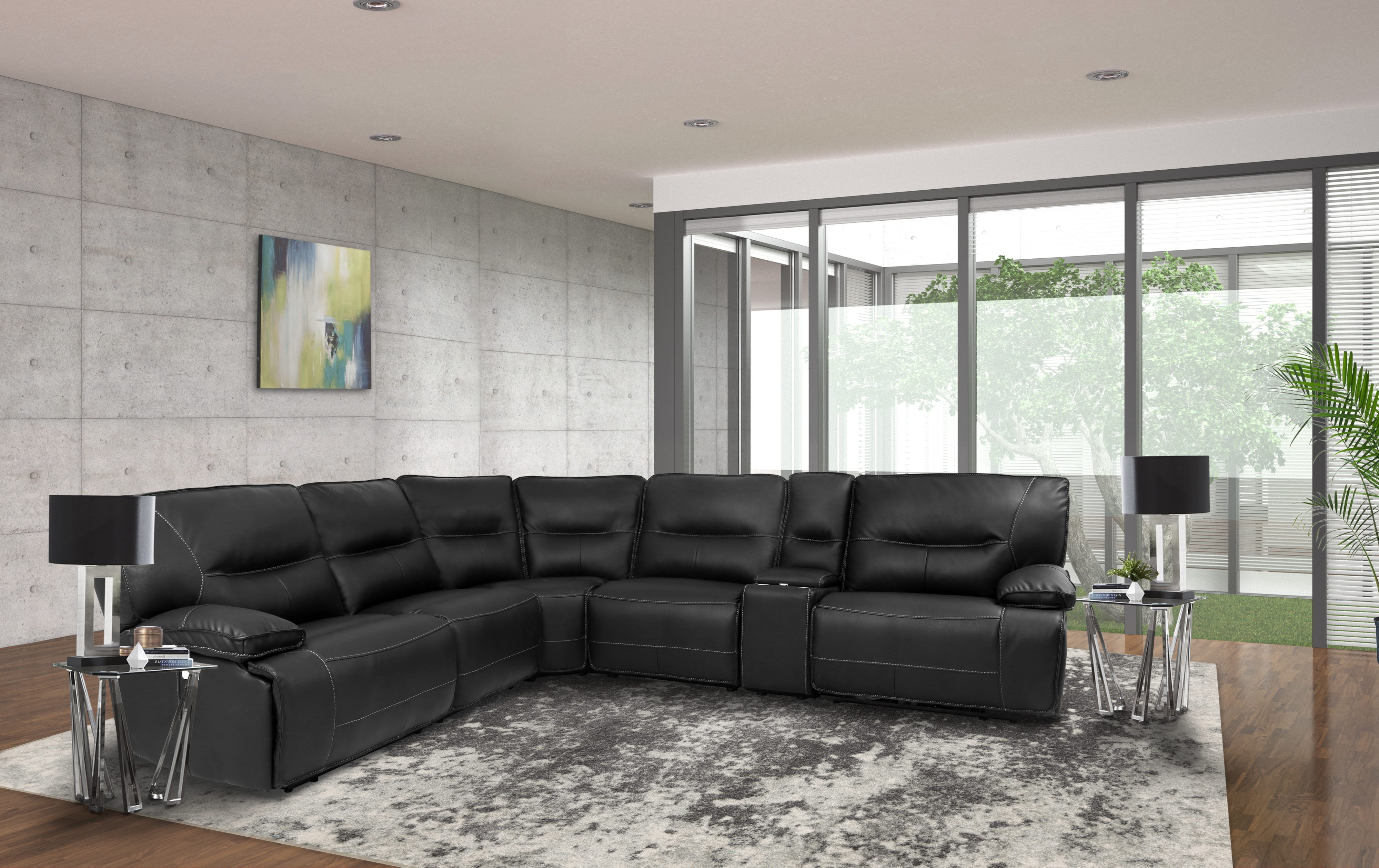 6-Piece Power Reclining Sectional Sofa