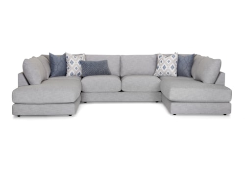 Contemporary 3-Piece Sectional Sofa