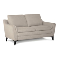 Balmoral Contemporary Upholstered Loveseat with Premium Padding