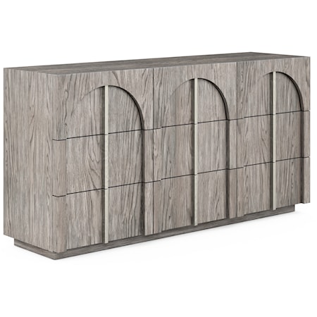 Contemporary 9-Drawer Dresser