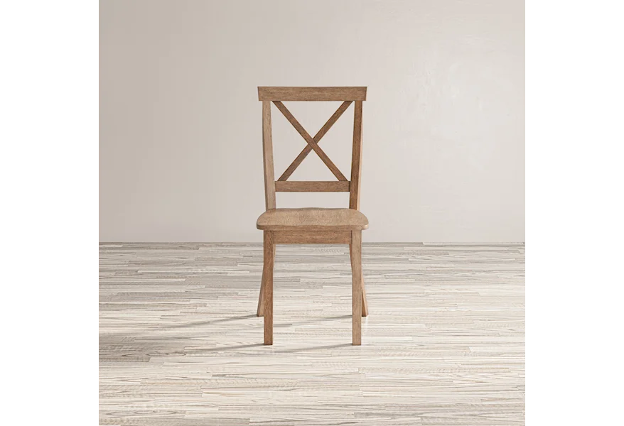 Eastern Tides X Back Dining Chair by Jofran at Jofran