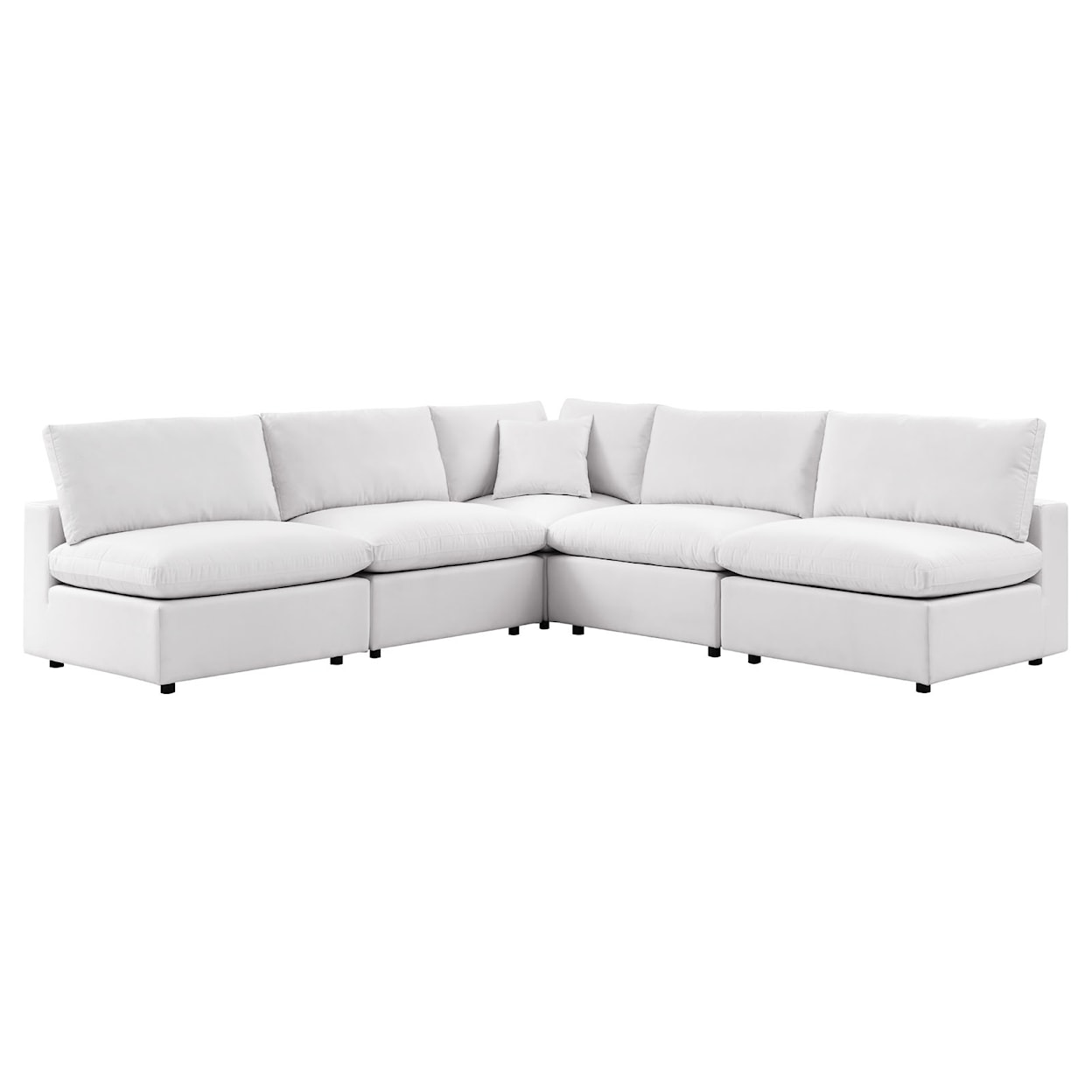 Modway Commix Outdoor 5-Piece Sectional Sofa