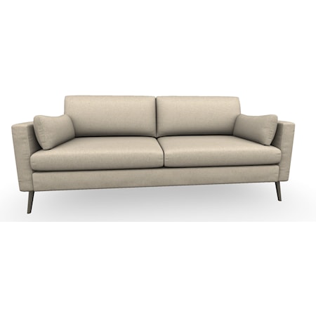 Stationary Sofa With Two (2) Pillows