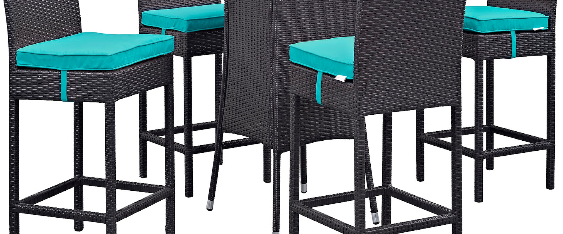 5 Piece Outdoor Patio Pub Set