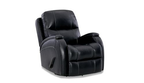Black Swivel Glider Recliner