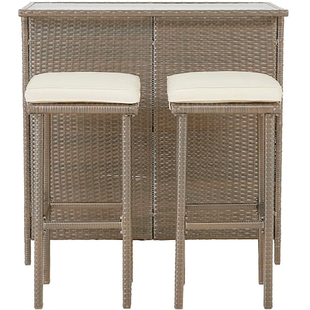 Outdoor Three-Piece Bar Set