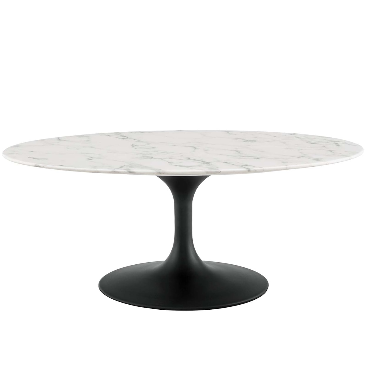 Modway Lippa 42" Oval-Shaped Coffee Table
