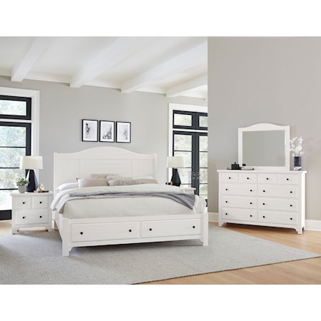 4-Piece Queen Arched Bedroom Set