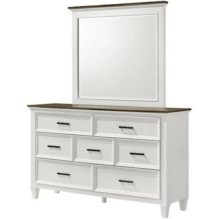 Dresser and Mirror