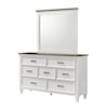 Crown Mark EVERDEEN Dresser and Mirror