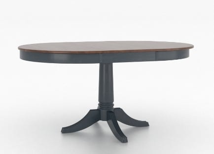 Customizable Round Table with Pedestal