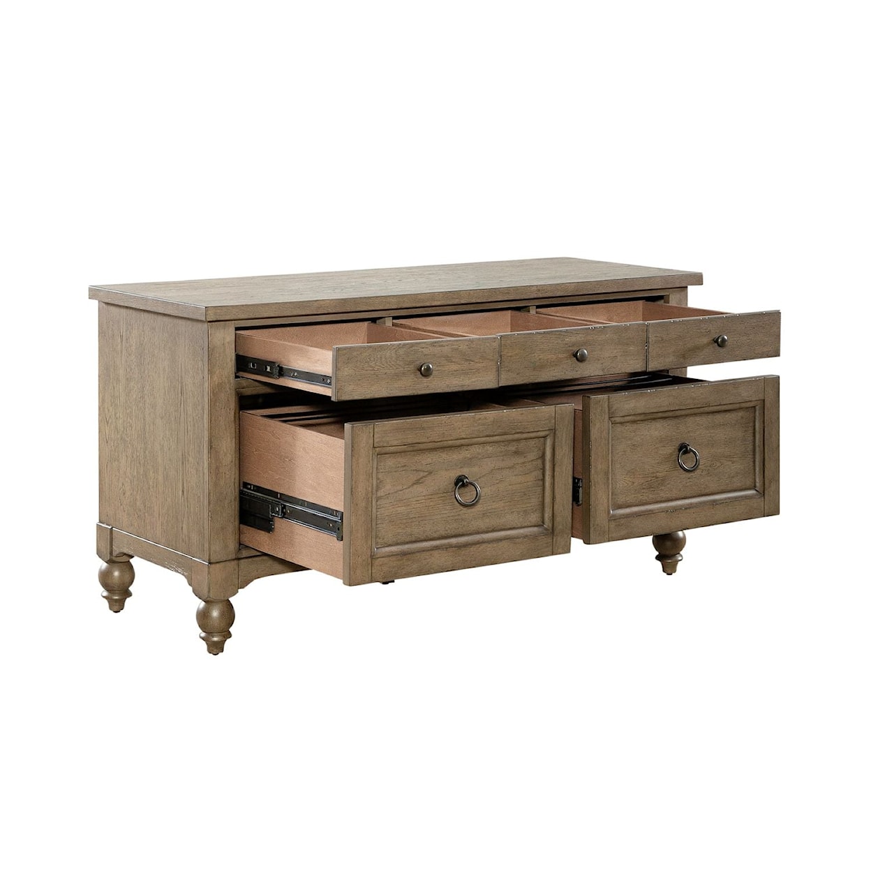 Liberty Furniture Americana Farmhouse 5-Drawer Credenza