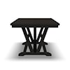 Flexsteel Casegoods Lattice Rectangular Dining Table