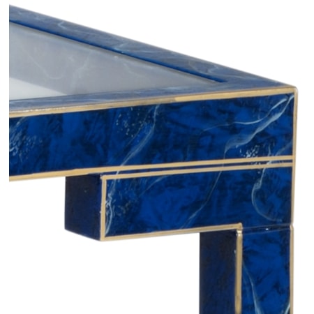 Decker Side Table - Lapis