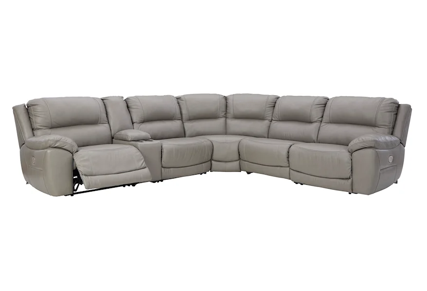 Dunleith 6-Piece Power Reclining Sectional by Signature Design by Ashley at Sparks HomeStore