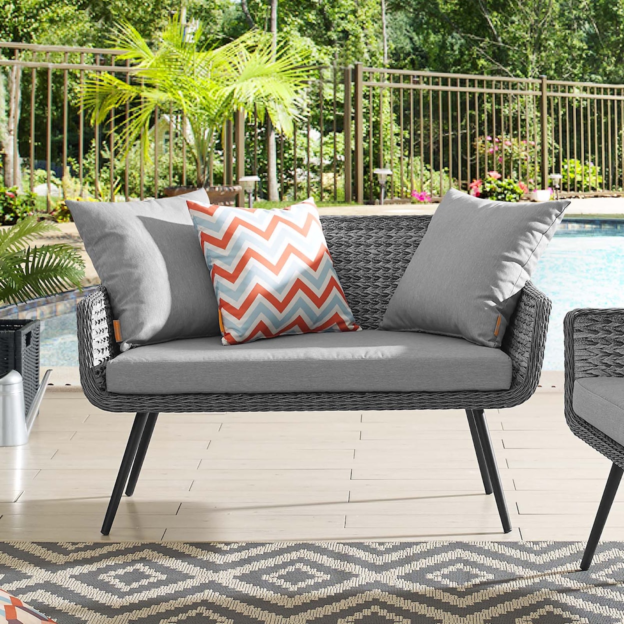 Modway Endeavor Outdoor Loveseat